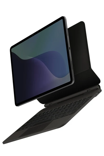 Ipad Pro 11 Inç M4 Magic Keyboard Kılıf Hassas Trackpad Rgb Klavyeli Tablet Kılıfı (İngilizce Klavye)