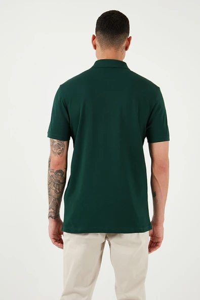 U.s.Polo Assn. Erkek Koyu Yeşil Tişört G081GL011 - 5