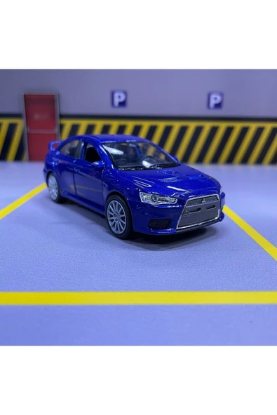 Mitsubishi Lancer EVO X 1/36 Ölçek Welly Diecast Metal Model Araba Oyuncak Araba Çek Bırak