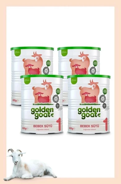 Golden Goat Keçi Bebek Sütü 1 Numara 400 gr 4'lü Paket