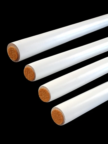 35 Cm Beyaz Ahşap Ayak Sehpa,Komidin,puf,Sandalye Ayağı - 4