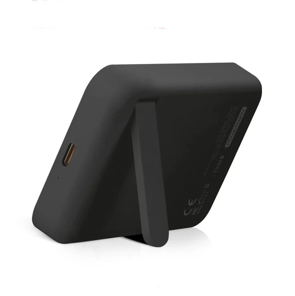 10.000 mah Beyaz 15W Magsafe Destekli TXM5 Powerbank – Kablosuz Şarj + Stand Tasarım - 3