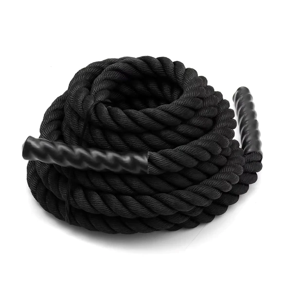 Crossfit Halatı 10  Metre - 38 mm Battle Rope Dayanıklılık Ve Güç Antrenmanı Ekipmanı - 3