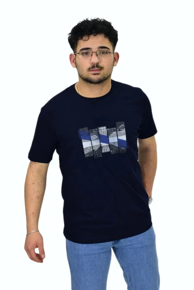 Erkek Sıfıryaka Baskılı Tişört BGL-ST04526 - Resim 3