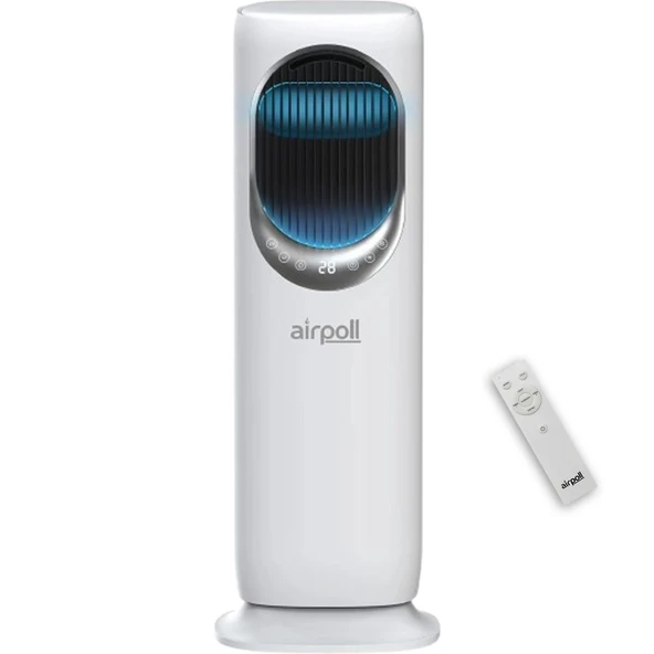 Airpoll HF02 Uzaktan Kumandalı Sıcak & Soğuk Su ve Buz Hazneli Dikey Vantilatör