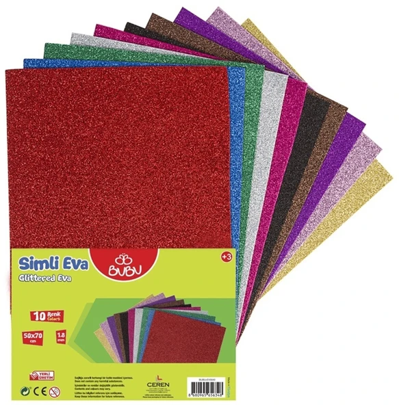 Simli Eva 50X70 10Lu Karışık