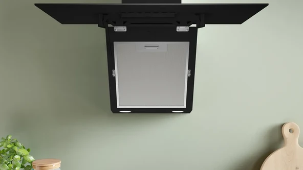 Bosch DWK64PJ60T Siyah Duvar Tipi Ankastre Davlumbaz - 5