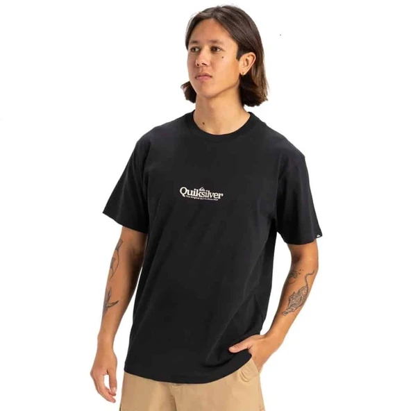 Quiksilver Fineline SS Erkek Kısa Kollu Tişört EQYZT08062 Siyah