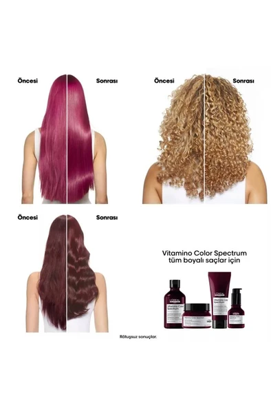 Loreal Vitamino Color Spectrum Conditioer 500 ml Saç Bakım Kremi - Resim 4