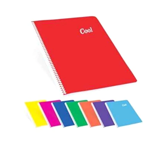 Keskin Color Cool 60 Yaprak Kareli A4 Defter Pp Kapak Spiralli Karışık