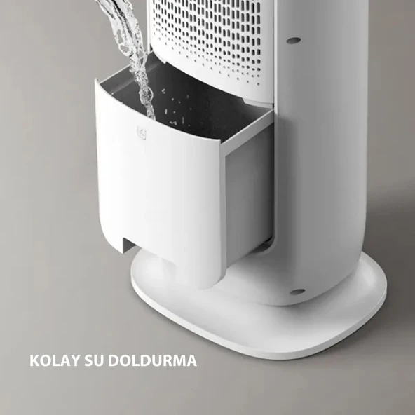 Airpoll HF02 Uzaktan Kumandalı Sıcak & Soğuk Su ve Buz Hazneli Dikey Vantilatör - 2