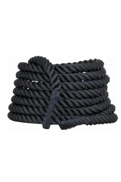 Crossfit Halatı 10  Metre - 38 mm Battle Rope Dayanıklılık Ve Güç Antrenmanı Ekipmanı