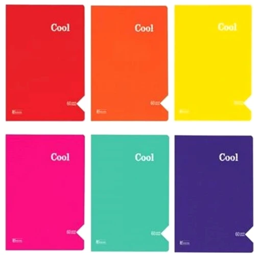 Keskin Color 60 Yaprak Çizgili A5 Defter Pp Kapak Karışık - 4 adet