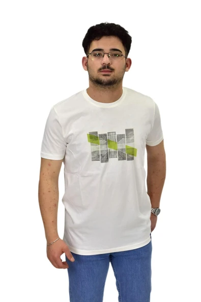 Erkek Sıfıryaka Baskılı Tişört BGL-ST04526 - Resim 4