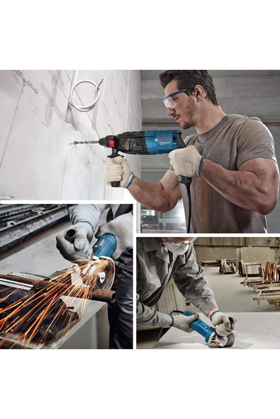 GBH 240 Kırıcı Delici + GWS 750-115 Avuç Taşlama Makinesi Carton - 0615990N1W - 2