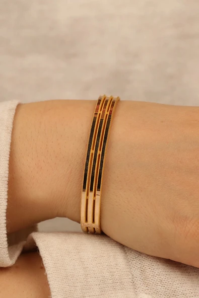 22 Ayar Ajda Altın Bilezik - 3