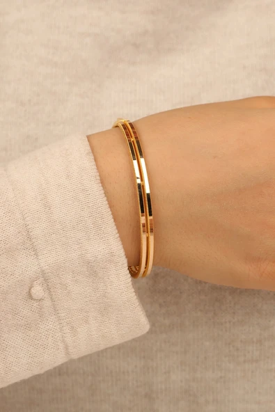 22 Ayar Ajda Altın Bilezik - 5