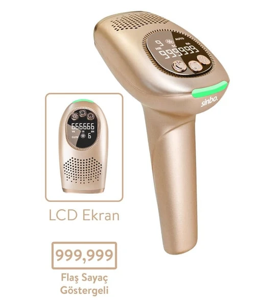 SİNBO SEL-6044  999.999 Atım IPL Cihazı Gold - 2