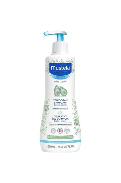 Mustela Dermo Cleansing Saç Ve Vücut Şampuan 500 ML