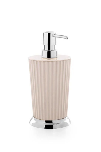 Prima Nova Nely Sıvı Sabunluk Bej Krom Kaplama