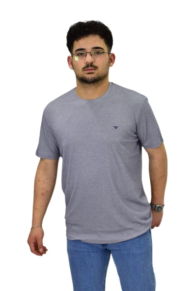 Erkek Sıfıryaka Düz Merserize Tişört T6034 BGL-ST04527 - Resim 12