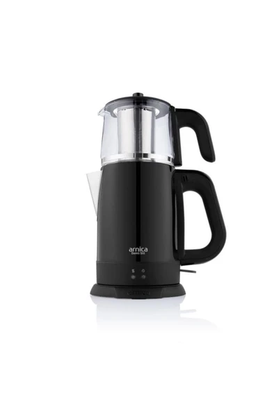 Demli Stil IH33205 CAM Demlikli Çay Makinesi Siyah - 6