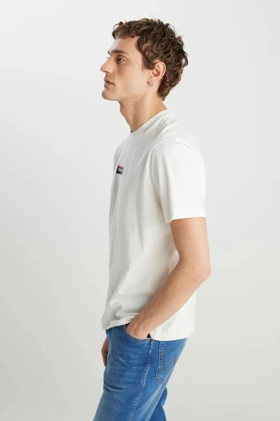 Wrangler Regular Fit Small Logo Erkek Tişört W2510527102 - 3