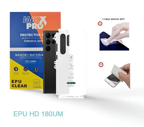 Huawei P SMART 2021 NANO Full Arka Kaplama Esnek ULTRA İnce - MAXXPRO - EPU HD