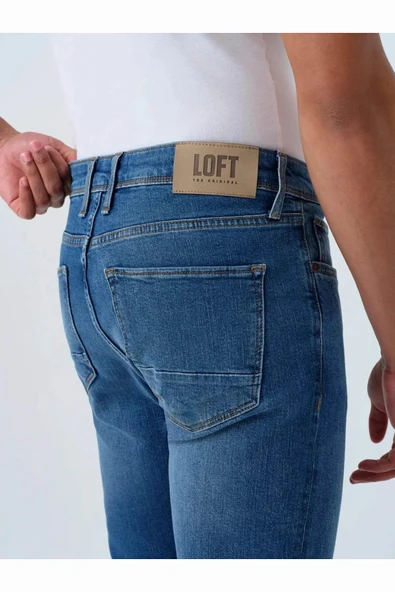 Loft Justın Torıno Lıght Wash Erkek Jean Panrolon LF2039446 - 5