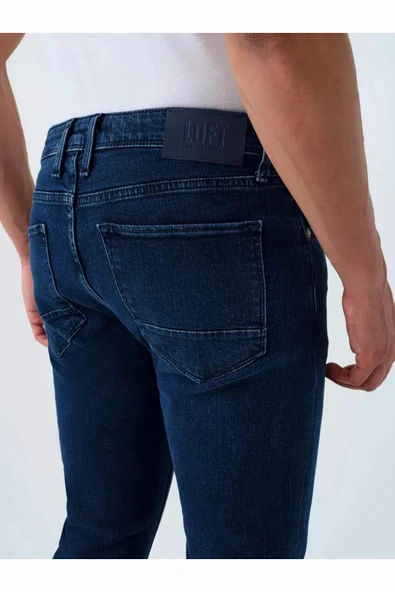 Loft Justın Torıno Blue Black Wash Erkek Jean Pantolon LF2039443 - 6