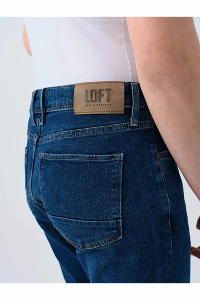 Loft Rıcardo Torıno Dark Wash Erkek Jean Pantolon LF2039438 - 6