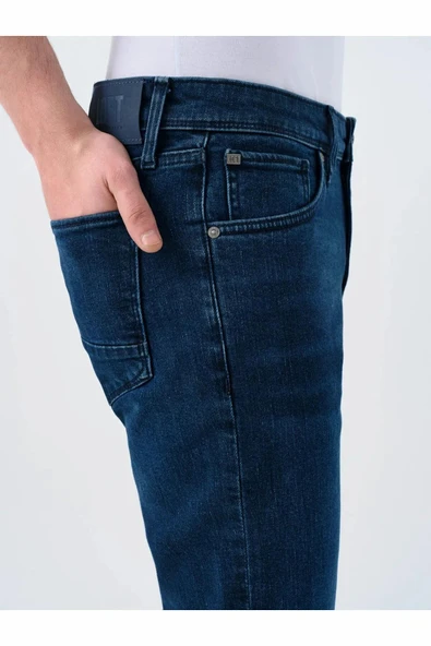 Loft Rıcardo Torıno Blue Black Wash Erkek Jean Pantolon LF2039437 - 5
