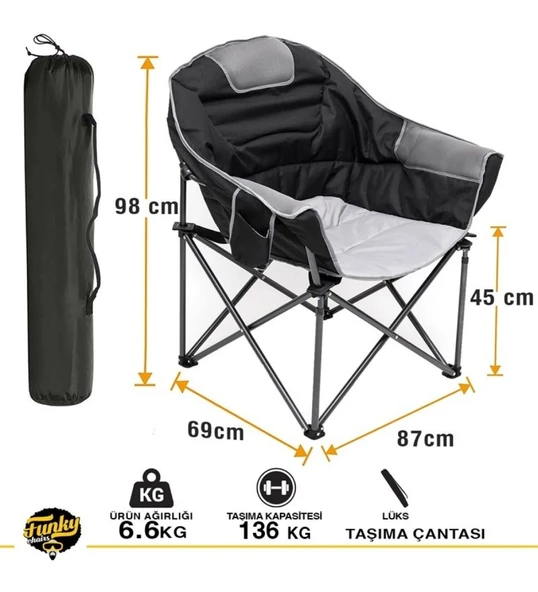 Moon XXL Kamp Koltuğu - 3