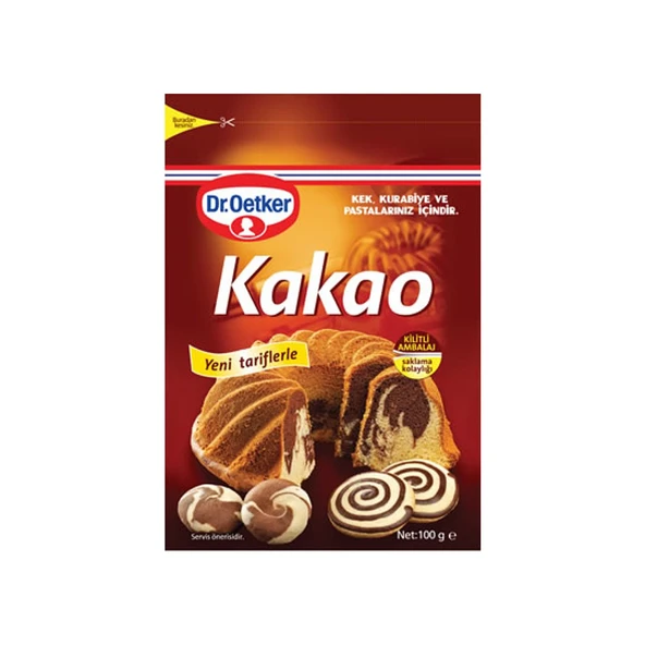 Dr. Oetker Kakao 100 Gr x 6 Adet - 2