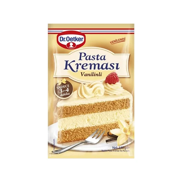 Dr. Oetker Pasta Kreması 130 gr Vanilinli x 4 Adet - 2