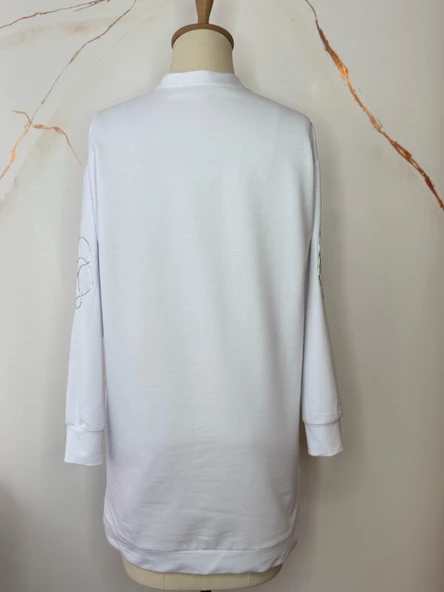 ÇİÇEK NAKIŞLI SWEATSHIRT - 3