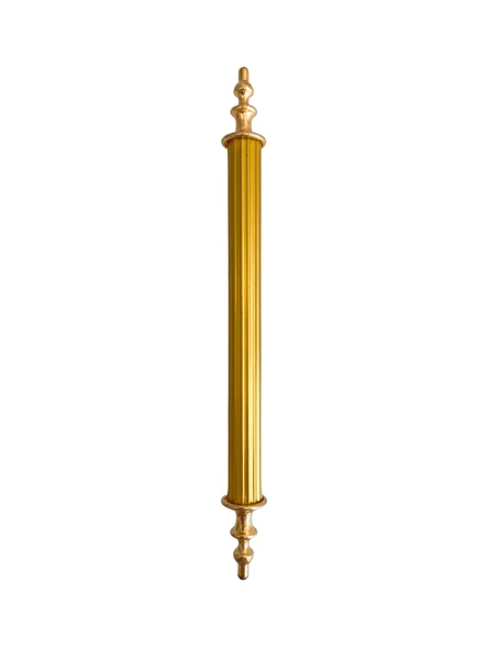Desenli Boru Altın Alüminyum Dolap Kulpu Mobilya Kulpu(ALTIN)(96MM - 128MM) Altın 128mm 128mm - 1 ADET - 2