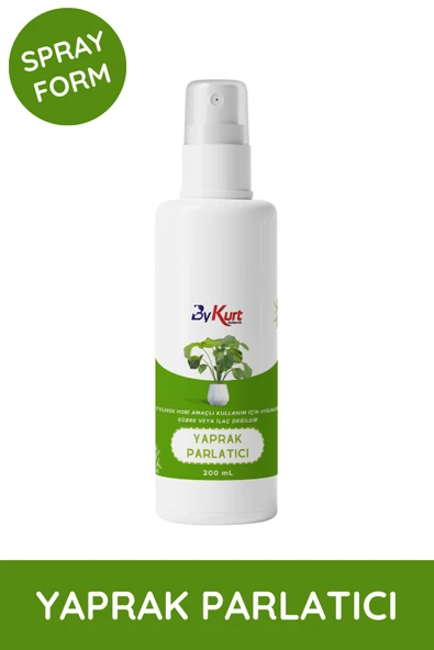 ByKurt Yaprak Parlatıcı 200ML Organik Sprey Böcek ve Sinek Önleyici Bitki Temizleyici - 2