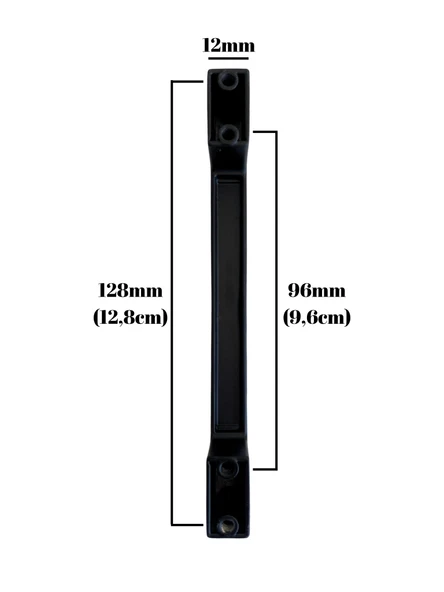 Köprü Siyah 96MM-128MM Metal Dolap Kulpu Mobilya Kulpu(SİYAH)(96MM-128MM) Siyah 96mm-128mm 96mm-128mm - 2 ADET - 4