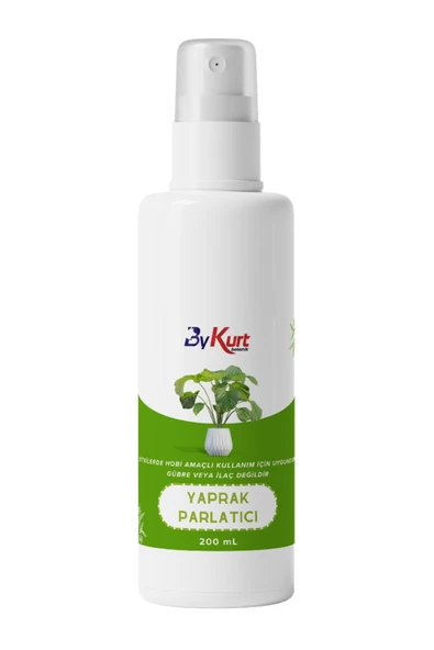 ByKurt Yaprak Parlatıcı 200ML Organik Sprey Böcek ve Sinek Önleyici Bitki Temizleyici