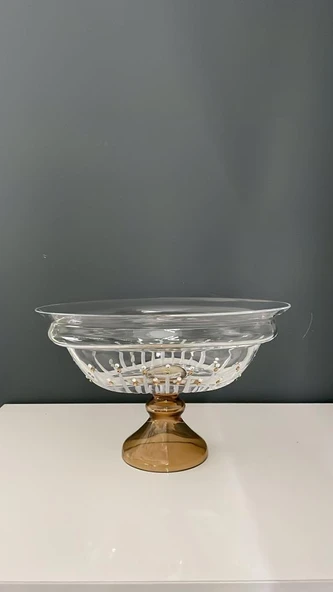 DECORIUM AYAKLI BONCUKLU GONDOL AMBER ürün görseli