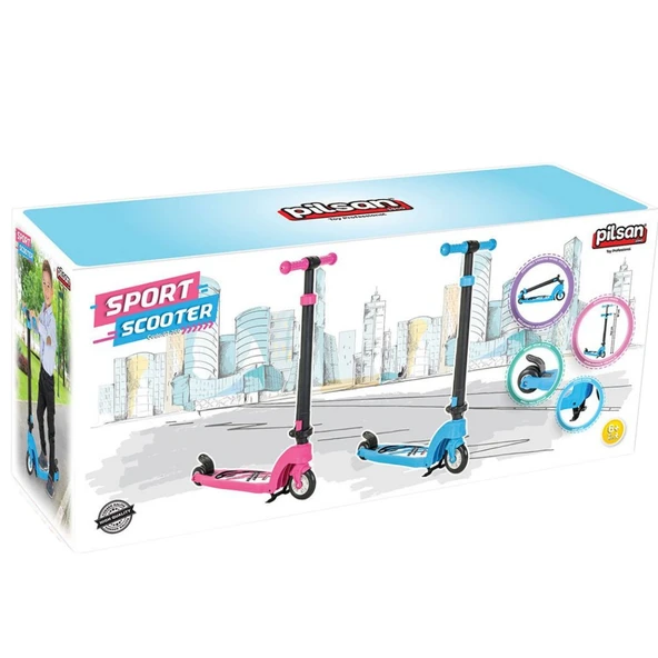 6+ Yaş Sport Scooter Çift Tekerli - 4