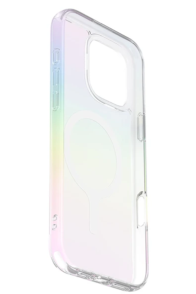 İphone 16 Pro Max Kılıf Holografik Renk Değiştiren Koruyucu  MagClick™ Kapak Polikarbonat Malzeme - 2