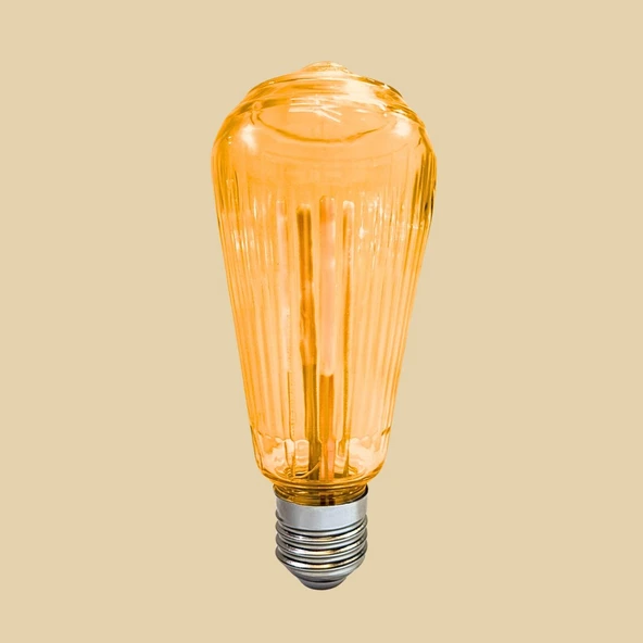 LEDX ST-64 Rustik Star Desenli Ampül