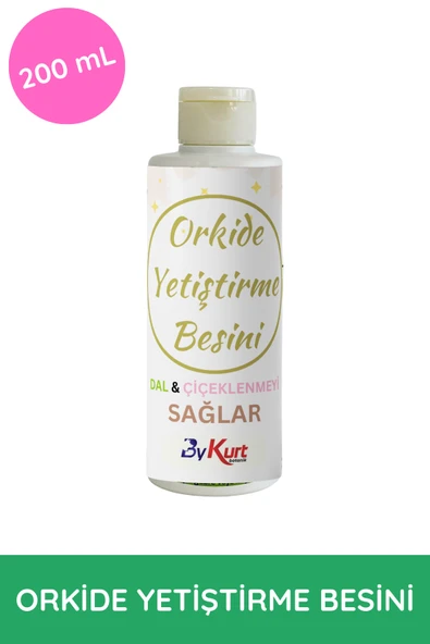 ByKurt Orkide Çiçeklenme ve Dal Gelişim Besini 200ML Güçlü Organik Takviye - 2