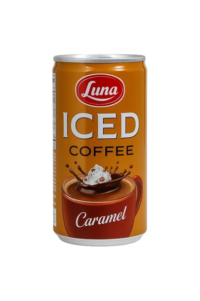 LUNA İCED COFFEE KARAMELLİ 195 GR X6 ADET ürün görseli