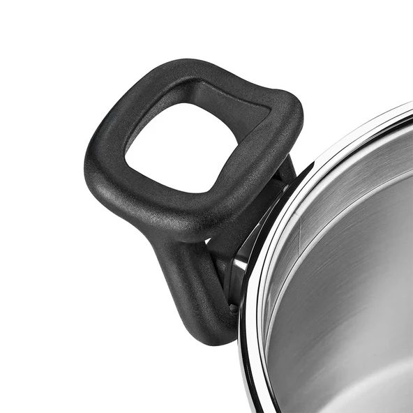 Nehir Napoli 24 Cm Paslanmaz Çelik Süzgeç Kapaklı Tencere - 6