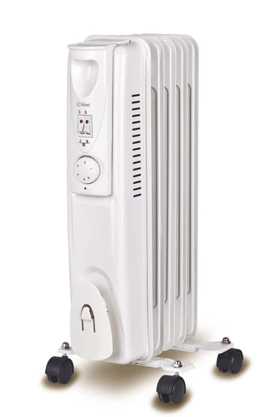 KHT-8405 5 Dilim Yağlı Radyatör Beyaz