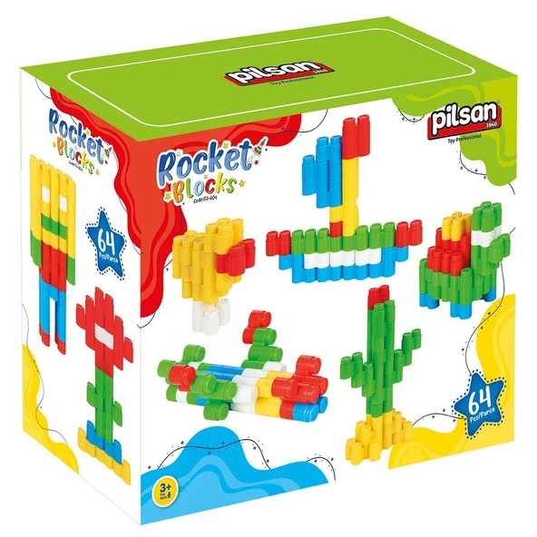 03 604 Rocket Bloklar 64 Parça
