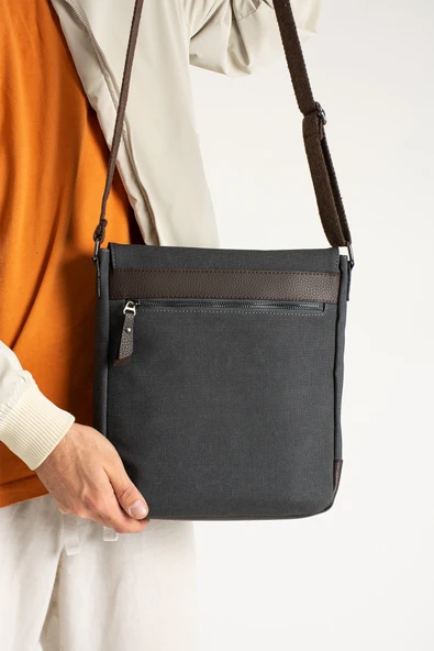 M 417 Mega Bag Unısex Kanvas Postacı Çantası Askılı Çanta Omuz Çanta - 11